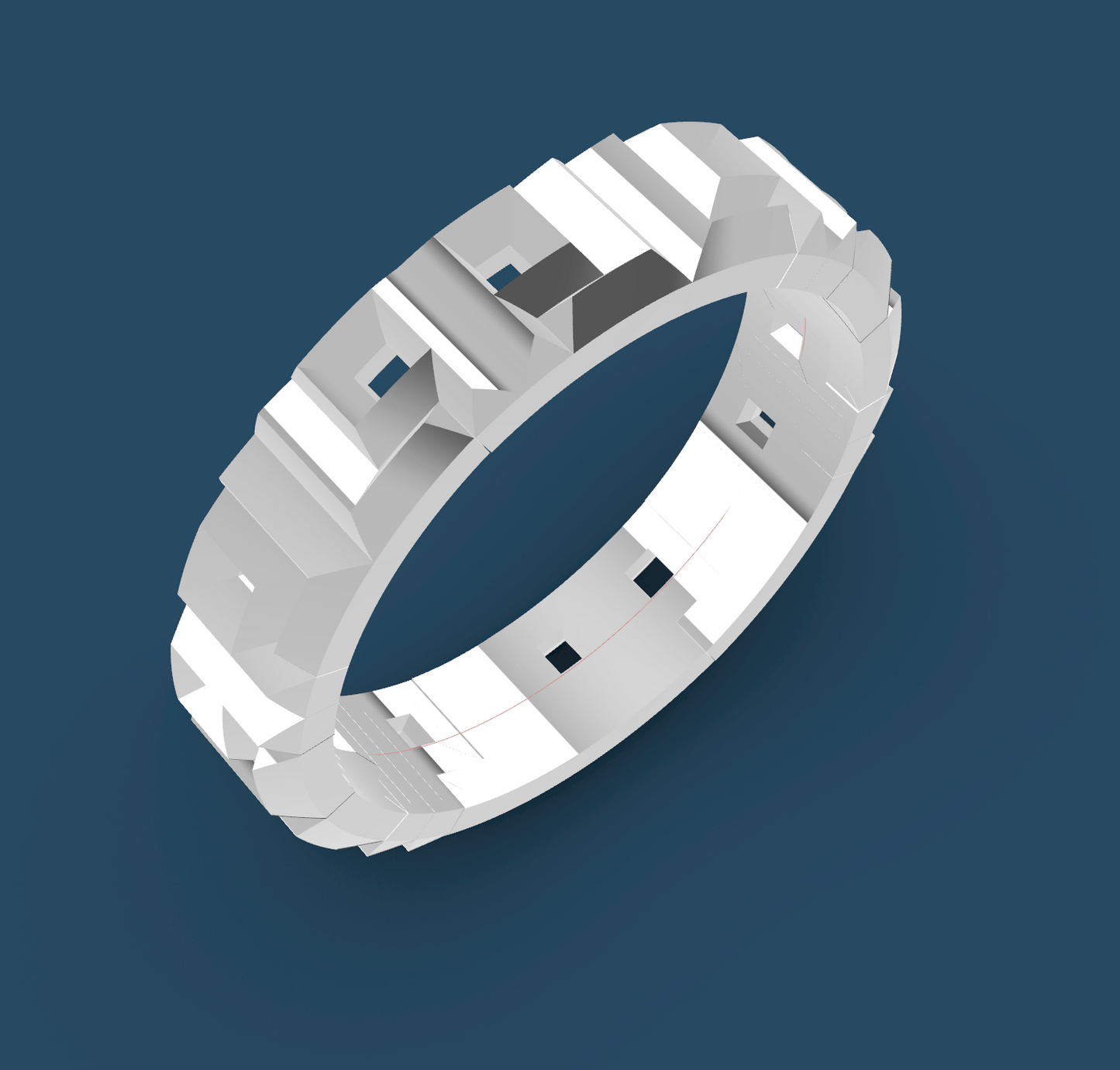 8-3-25 Leah's Husband Custom Wedding ring